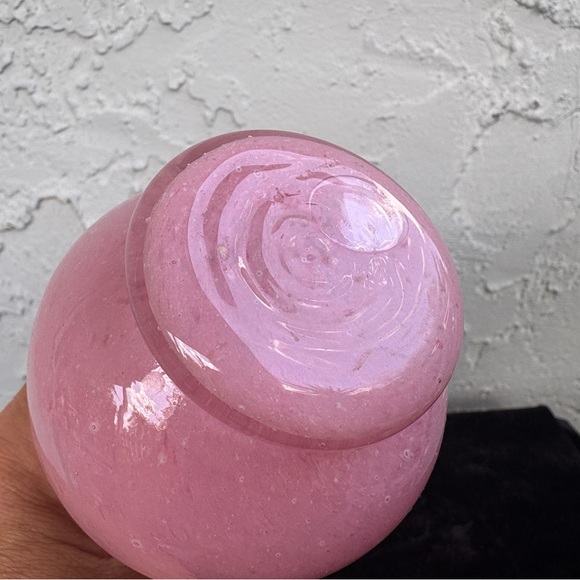 MURANO Vintage Italy Handblown Artglass Ruffled Spiral Twist Vase - Picture 7 of 9